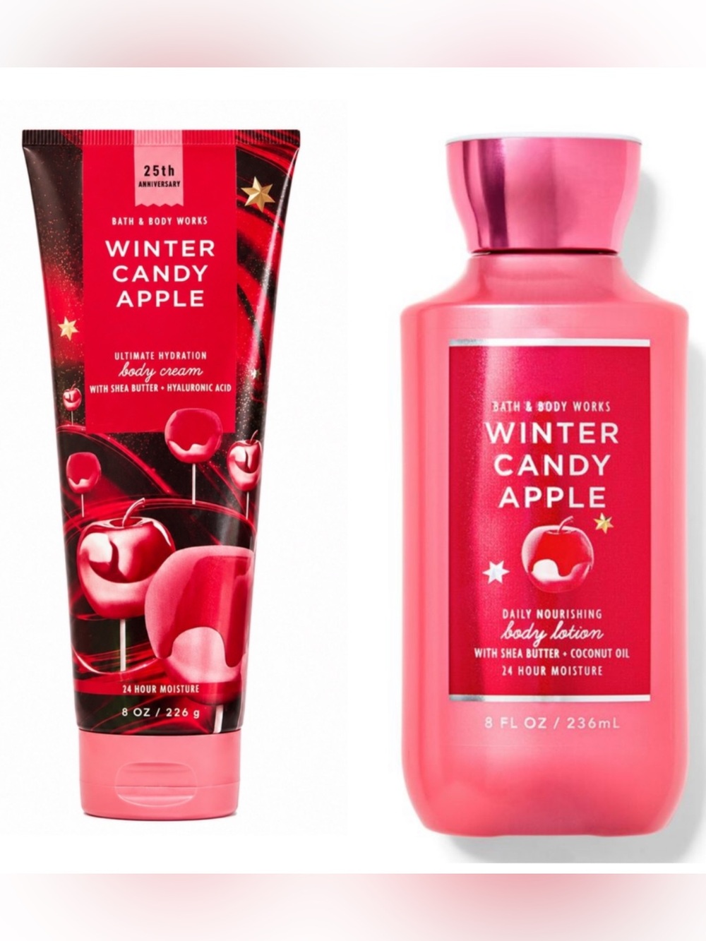 Bath & Body Works Winter Candy Apple 2-Piece Set NEW - READ DESCRIPTION